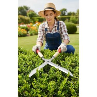 Imagem de Tesoura Grama 12" Aço Carbono Manual Profissional - Congratulations St