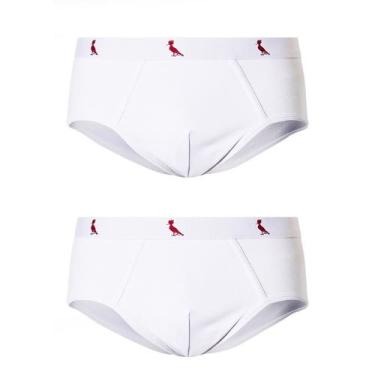 Imagem de Kit 2 Cuecas Slip Masculina Reserva Basica Pack 2 Algodão Elástico Con