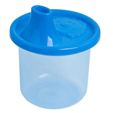 Imagem de Copo Infantil Pequeno LP House Linha Dindo com Bico Azul 200ml