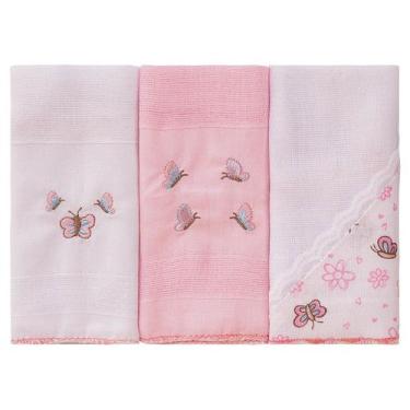 Imagem de Pano de Boca para bebê 34 cm x 40 cm Bublim, Ursa Bailarina