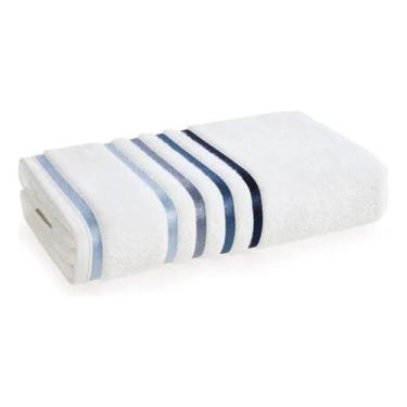 Imagem de Toalha Rosto Karsten Lumina Branca 48x80cm Ultra Macia Alta Absorção