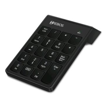 Imagem de Teclado Numèrico Wireless Sem Fio Hs-208 - H rebos