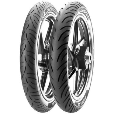 Imagem de Kit de pneus 90/90-18 + 2.75-18 tl pirelli super city s/c