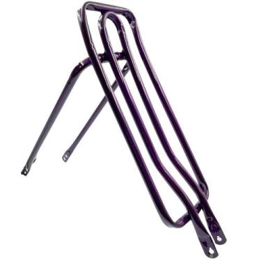 Imagem de Bagageiro Tubo Garupa Bicicleta Reto Garupeira Violeta - BIKE STILO