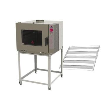 Imagem de Forno Turbo Elétrico 5 Níveis Monof. Prp-5000 220v Progás + 5 Esteiras