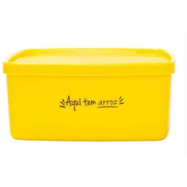 Imagem de Jeitosinho 400ml Aqui tem Arroz (Amarelo) Tupperware