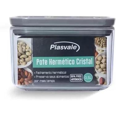 Imagem de Porta Mantimentos Hermético 0,5l - Plasvale