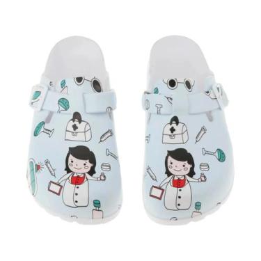 Imagem de Tamancos Médicos Femininos Antiderrapantes Em EVA, Sapatos Cirúrgicos 