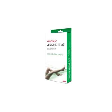 Imagem de Meia panturrilha legline 15-23mmhg aberta (ad) - venosan, Sahara, G
