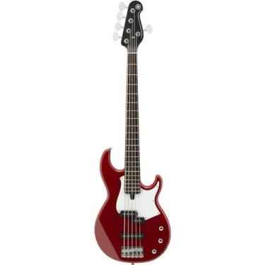 Imagem de Contra baixo elétrico yamaha 5 cordas bb235 vermelho
