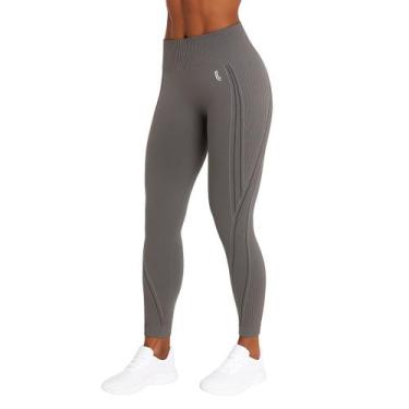 Imagem de Calça Legging Feminina Lupo Max Sport Sem Costura Conforto, Grafite, G