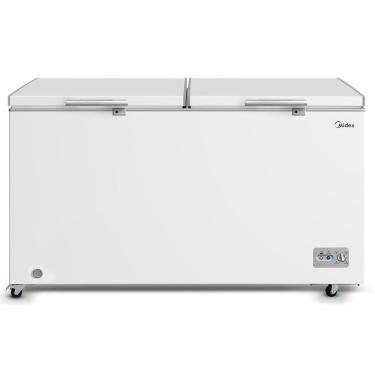 Imagem de Freezer Horizontal Midea 508 Litros 2 Portas MDRC698FZD011 3 em 1 Branco 110V