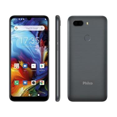Imagem de Smartphone Philco PCS02SG HIT MAX 128GB Space Grey 4G 4GB RAM Tela 6 C