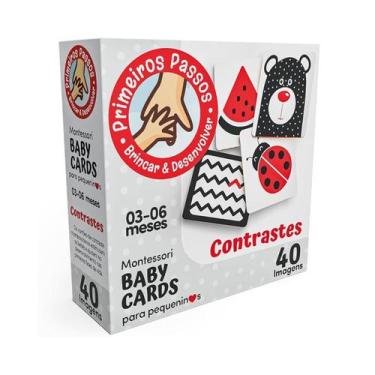 Imagem de Cartoes de Estimulos De Alto Constrastes Montessori 03 a 06 meses Coop