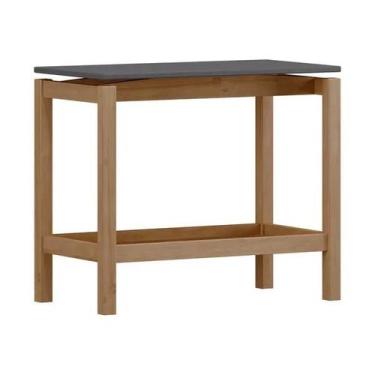 Imagem de Mesa Lateral Linha Barcelona Finestra Madeira Maciça e MDF 2150UC
