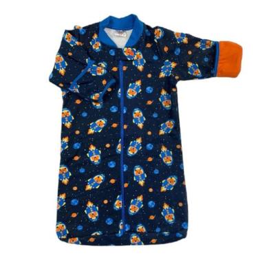 Imagem de Saco De Dormir Moletom Bebê 0 A 9 Meses 100% Algodão - - VOO ALTO BEBÊ