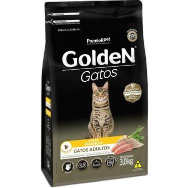 Imagem de Ração PremieR Pet Golden Gatos Adultos Sabor Frango 3Kg