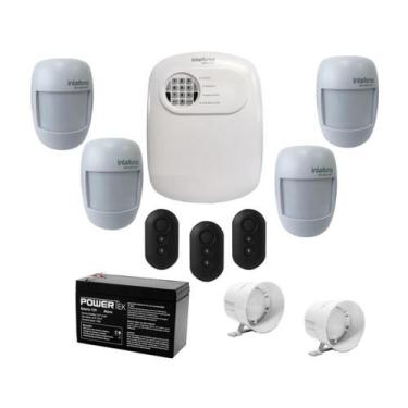 Imagem de Kit Alarme Intelbras Anm 24 C/ App 4 Sensor Pres S Fio Smart