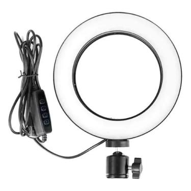 Imagem de Iluminador Ring Light 6" Luz para Selfie com Controle - KP-PL16 - Knup