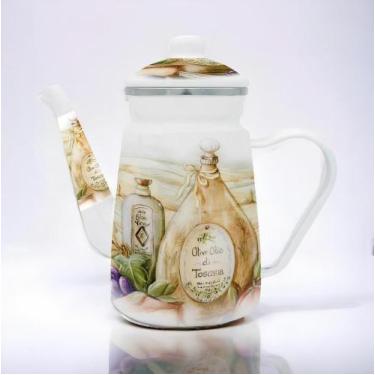 Imagem de Bule Esmaltado Vintage 1,2L à Indução Italy - A5 Importadora