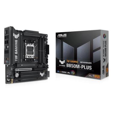 Imagem de Placa Mãe Asus Tuf Gaming B850M-Plus WiFi DDR5 Socket AM5 Chipset AMD 