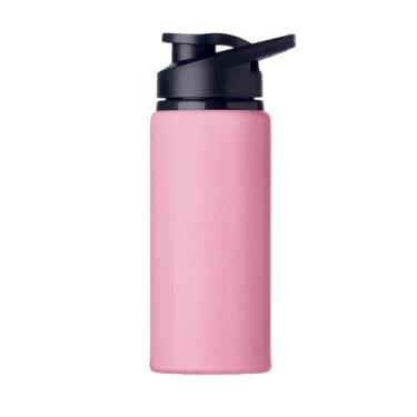 Imagem de Garrafa Squeeze Alumínio Bico Com Tampa Alça Colorida 600ml - Bloom, R