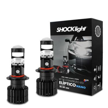 Imagem de Kit Lampada de Led HB3 9005 Nano 6500k 5000 Lumens 35w Projetor Elípti