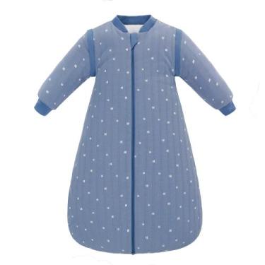 Imagem de Saco de Dormir para Bebê TOG 2.5 - Inverno (6-18 Meses) - Azul e Branc