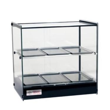 Imagem de Estufa para salgados evr bp 6 bandejas duplas com o perfio preto 127v 