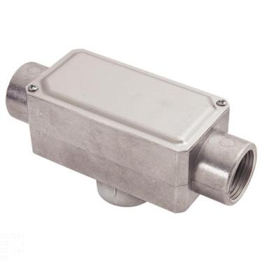 Imagem de Condulete fixo 1" tipo "TB" - com tampa / rosca BSP / sem pintura - Tr