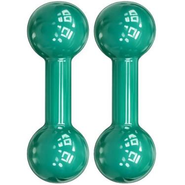 Imagem de Halter Emborrachado 6kg Para Musculação Exercício e Treino Com Peso - 