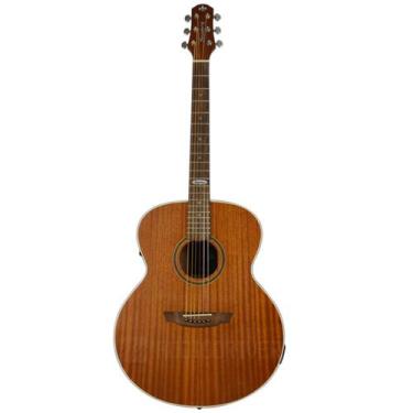 Imagem de Violao Eletrico Semi Jumbo Aco Strinberg SJ200 MGS Mahogany Satin