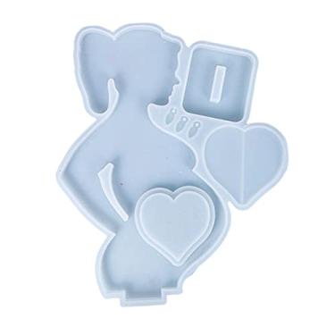 Imagem de NC Photo Frame Moldes Coração DIY Presentes para a Primeira Vez Moms Crafts Silicone Mold