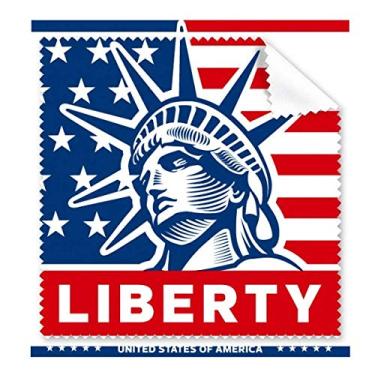 Imagem de Pano de limpeza com estampa de estátua da bandeira americana com liberdade, 5 peças