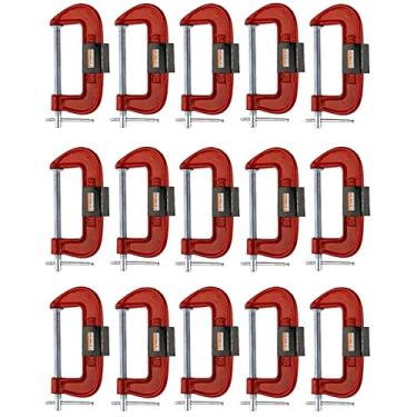 Imagem de Kit 30 Grampo tipo C marceneiro leve 3 Polegadas - Starfer