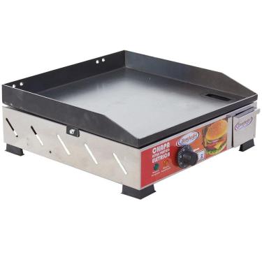 Imagem de Chapa para Lanche Elétrica 40x40 Itajobi Extra Prática 220V