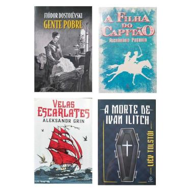 Imagem de Combo 4 Livros Literatura Russa Tolstói Pushkin Grin Fiódor