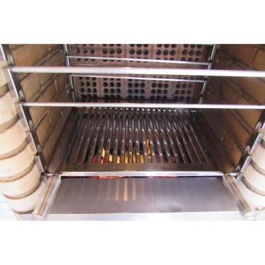 Imagem de Grelha Inox Uruguaia Parrilha Churrasco 60Cm + Suporte Tb75