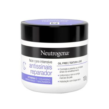 Imagem de Creme Facial Antissinais Reparador Noturno Vitamina C Face Care Intensive Neutrogena 100G