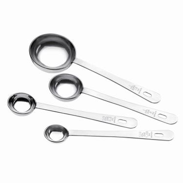Imagem de Medidor tipo Colher Brinox Top 2203/300 em Aço Inox – 4 Peças 