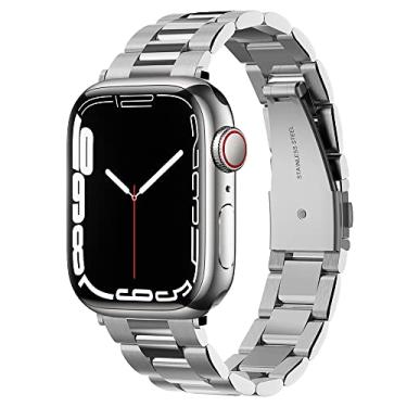 Imagem de Spigen Modern Fit Pulseira para Apple Watch Series 11/10 42mm, 9/8/7 41mm, SE3/SE2/SE/6/5/4 40mm, 3/2/1 38mm - Prata