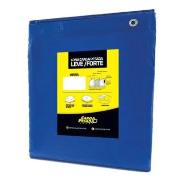 Imagem de Lona Plástica Azul impermeável 300 Micras Multiuso 3x7 / 7x3