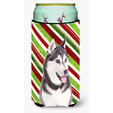 Imagem de Caroline's Treasures KJ1168TBC Bengala doce Natal Malamute do Alasca Alto Menino Hugger Can Cooler Manga Hugger Lavável à Máquina Beber Manga Hugger Dobrável Isolador Isolador Isolante Isolado