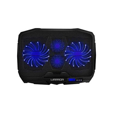 Imagem de Cooler para Notebook Gamer com LED Azul e 4 Ventoinhas Warrior - AC332
