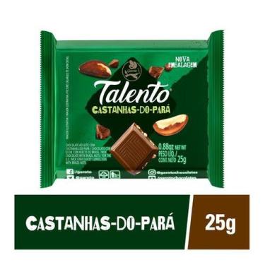 Imagem de Chocolate Talento Com Castanha-Do-Pará Garoto 25G