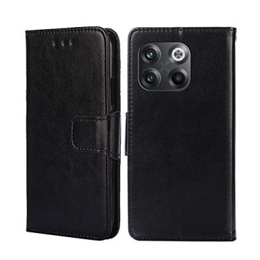 Imagem de YUNCHAO Caixa de telefone Para o OnePlus 10T Crystal Texture TEXTURA Horizontal Flip Leather Phone capa para celular