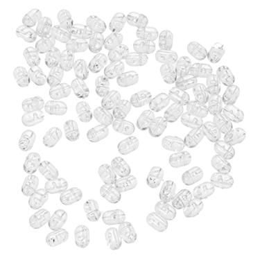 Imagem de Tingpai 100 PCS De Pesca T nsparente Dupla Bu co Beads Ha Clear Beads Conjuntos Iscas De Pesca Iscas Du s