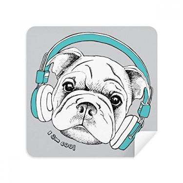Imagem de Fone de ouvido Music Vitality Sounds Óculos de Cão Pano Limpador de Tela Tecido Camurça Pacote com 2
