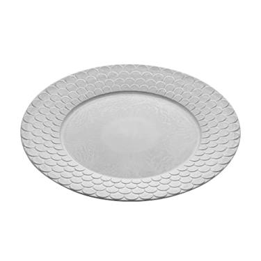 Imagem de SOUSPLAT DE PLÁSTICO WAVES BRANCO 33cm