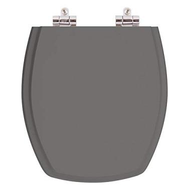 Imagem de Assento Sanitario Poliester com Amortecedor Thema Cinza Ambar para Vaso Incepa